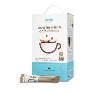 Atomy 200 Sticks Cafe Arabica Instant Coffee Mix 1BOX Natural Casein - Picture 1 of 3
