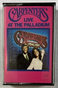 Vintage Carpenters "Live At The Palladium" Audio Cassette - Picture 1 of 1
