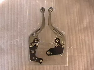 KAWASAKI Z1000 2007-16 RACING KURZHEBEL SET TITAN/SCHWARZ "Z1000" LOGO ALU - Bild 1 von 6
