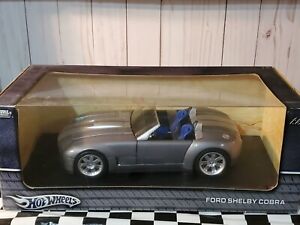 Hot Wheels Ford Shelby Cobra Prototype Concept 2004 1:18 Scale Diecast Model Car