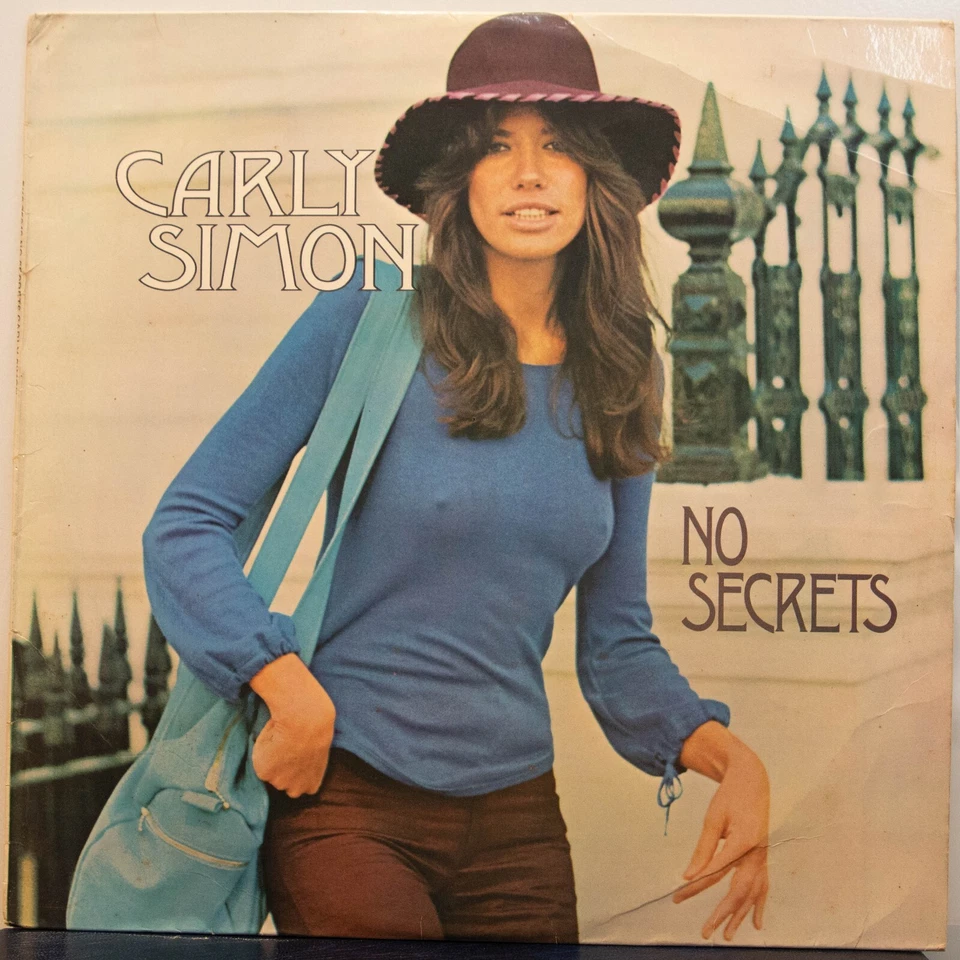 CARLY SIMON - NO SECRETS - Vinyl LP - Elektra - 1972 - G FREE POSTAGE (1558) - image 1 of 4