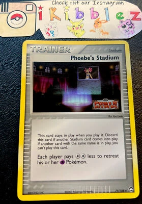 Phoebe's Stadium 79/108 VLP Holo Foil EX Power Keepers Stamped Pokemon Card! - Image 1 of 2