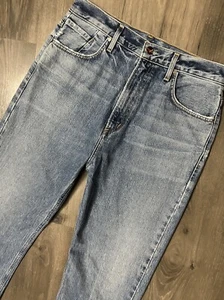 Goldsign Womens The Martin High Rise Straight Leg Jeans in Crease Size 29 - Picture 1 of 15