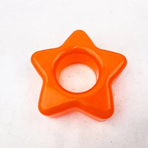 Vintage Fisher Price Sparkling Symphony Stacker Star Replacement Orange 1999 Toy - Picture 1 of 3