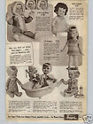 1968 PAPER AD Doll Ideal Mattel Dowsy Giggles Barbie Francie Casey Skipper