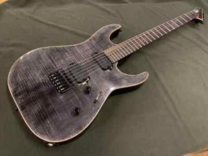 *NEW* EDWARDS / ESP E-M-II CTM Smoky Black Laminated Flamed Top 2.99kg W/GB - Picture 1 of 9