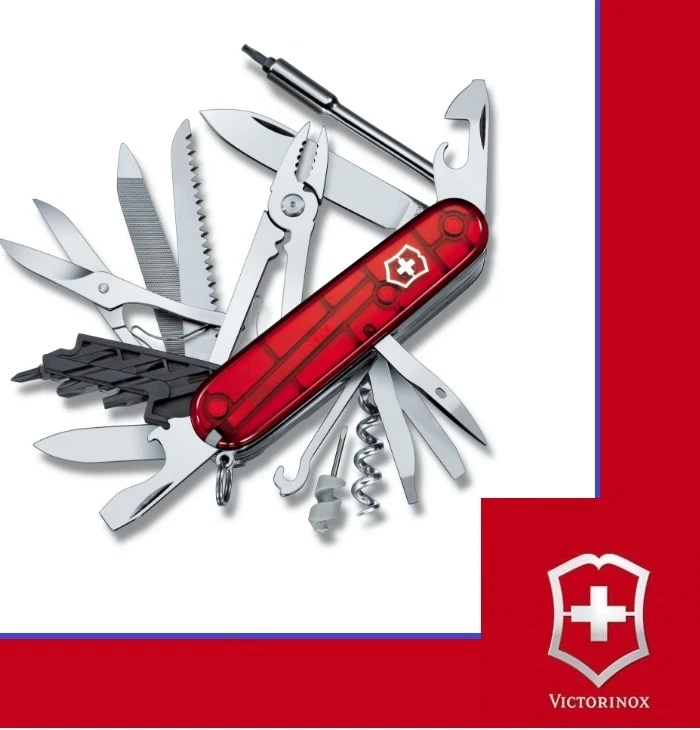 Victorinox Cybertool 41 - 1.77 75.T  Cyber-Tool-41 Cybertool41 Cyber Tool Ruby - Immagine 1 di 1