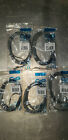C2g 09600 14Ft Rj12 6P6c Straight Modular Cable Silver Lot Of 5