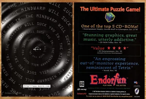 Endorun Ultimate Puzzle Maxis - 2 Page Video Game Print Ad Poster Art 1996 - Picture 1 of 5