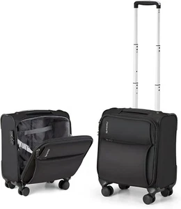 Hanke 16 Inch Underseat Carry On Luggage with Wheels Small Hard Shell Suitcases - Picture 1 of 11
