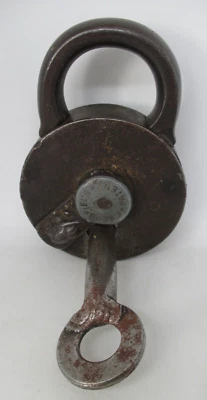 Ancien Verrou Breveté N° 4 De F. Sengpiel Vers 1900 Cadenas - Photo 1/4