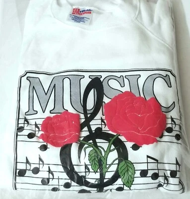 LA PHILHARMONIC DE COLECCIÓN MÚSICA SUDADERA XL XTRA GRANDE BLANCO ROSA ORQUESTA CAMISETA Foto 1 de 4