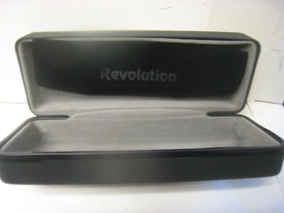 Revolution Eyeglass Frame CASE ONLY in Black 2-1/4" x 6- 1/2" - Image 1 of 4