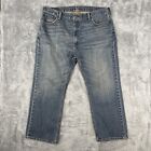 Levi's Jeans Mens 42x30 Blue 559 Denim Pants Relaxed Straight Stretch