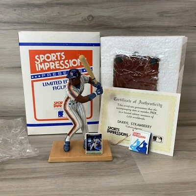 DARRYL STRAWBERRY NEW YORK METS SPORTS IMPRESSIONS 9.5" FIGURINE 424/5018 COA - Image 1 of 4