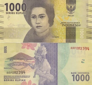 L083 INDONESIA 1.000 RUPIAS 2016 P-154a SIN CIRCULAR - Imagen 1 de 1