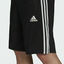 adidas Designed 2 Move 3-Stripes Men's Shorts - 2XL, Black/White