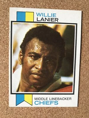 1973 Topps #410 WILLIE LANIER Kansas City Chiefs - Image 1 of 2