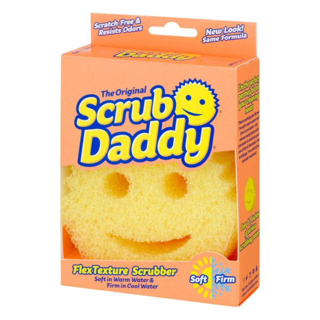 Scrub Daddy Cleaning Sponge and Dish Scrubber - Yellow