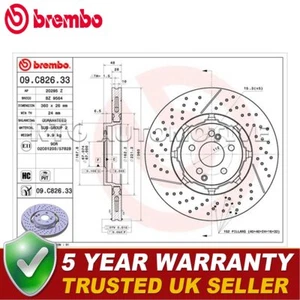 Brembo Rear Brake Disc Fits Mercedes E-Class 2017- 4.0 A2134230000 2134230000 - Picture 1 of 2