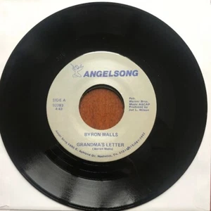 BYRON WALLS Record Grandmas Letter Teardrops 92783 45 - Imagen 1 de 2