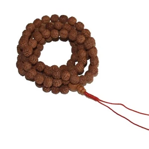 10mm Rudraksha 108 Beads Mala (Necklace) - Picture 1 of 1