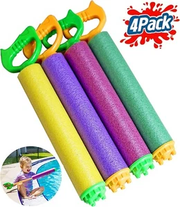 4 Pack Super Soaker Water Blaster Squirt Guns Shooter Water Blaster for Kids - Picture 1 of 7
