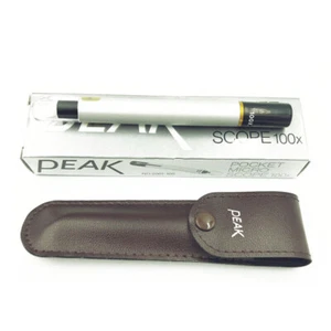 Peak 2001 Pocket Microscope,100X Magnification,0.84mm Field of View,12.4 x 123mm - Picture 1 of 7