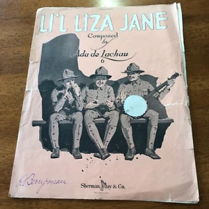 Spartiti vintage Li'l Liza Jane prima guerra mondiale - Foto 1 di 3