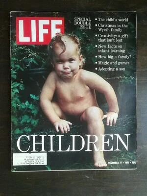 Life Magazine December 17, 1971 - Special Double Issue Children - Ads - C1 Foto 1 de 2
