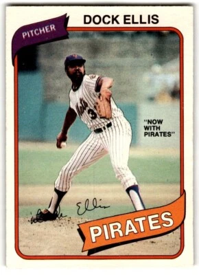 1980 O-Pee-Chee Dock Ellis #64 Pittsburgh Pirates - Image 1 of 2