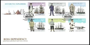 NEW ZEALAND 1995 ROSS DEPENDENCY EXPLORERS FDC (VF) - Picture 1 of 1