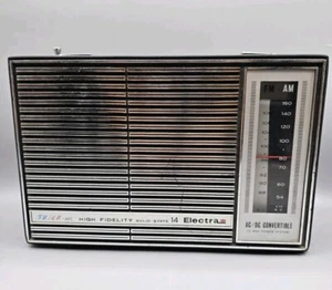 Vintage Electra High Fidelity Solid State 14 AM/FM Radio (FM-105) - funktionstüchtig - Bild 1 von 10