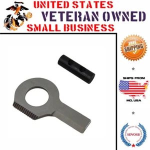 Type-III 26x8mm Ferrocerium Toggle w/ Silver Loop Serrated Striker/Knife - Picture 1 of 3