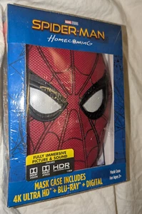 Spider Man Homecoming 4K UHD Blu Ray DVD Collector's Edition Set w Mask SEALED - Picture 1 of 2