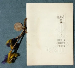 1915 Spartanburg Indiana High School Graduation Program 22 Grads Greens Fork --- - Picture 1 of 1