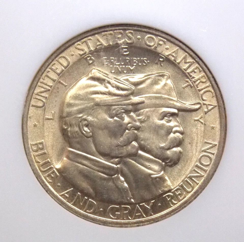 1936 Commemorative *GETTYSBURG* Half Dollar 50c NGC MS64 #006 BU Unc ECC&C, Inc. - Image 1 of 4