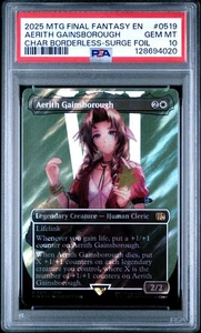 PSA 10 - Aerith Gainsborough 0519 Mythic Surge Foil Final Fantasy MTG Magic FF - Picture 1 of 3