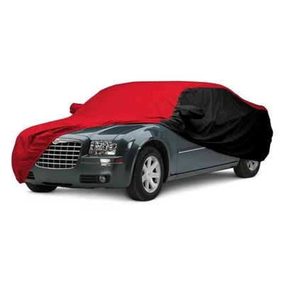For Kia Rondo 07-10 WeatherShield HP Two-Tone Red Custom Car Cover w Black Sides - Изображение 1 из 4