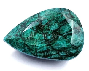 NATURAL GREEN EMERALD 556 CT PEAR SHAPE EGL CERTIFIED LOOSE GEMSTONE 5ARB - Picture 1 of 8