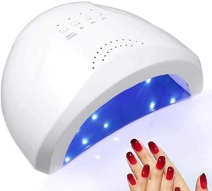 SQUADO® Fornetto Unghie Semipermanente LED per Manicure Pedicure ASCIUGA SMALTO - Foto 1 di 7