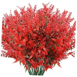 24 Bundles Outdoor Artificial Lavender Fake Flowers, Lifelike UV Resistant No - Picture 1 of 8