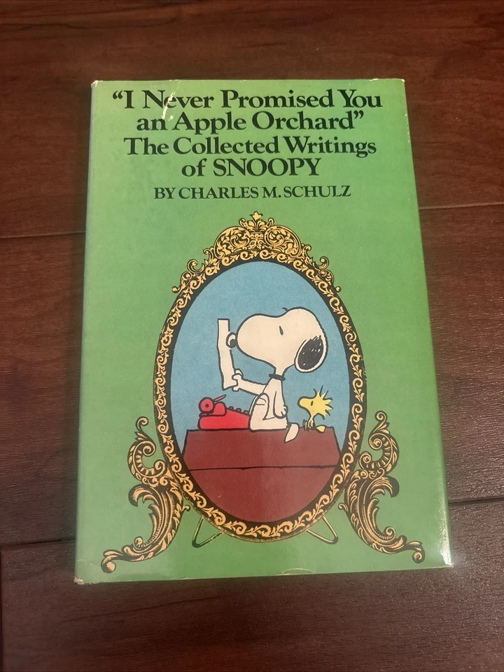 Я никогда не обещал вам яблоневый сад Чарльз М. Шульц 1976 в твердом переплете Снупи - Изображение 1 из 4