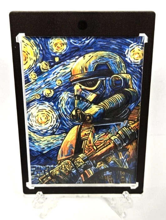 Star Wars Stormtrooper Van Gogh Starry Night - 1/1 Hand Drawn Sketch Card - Image 1 of 2