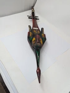 Indonesian/Balinese wooden Handcrafted Guitar bird - Picture 1 of 7