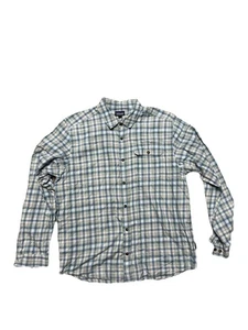 Men’s Patagonia Organic Cotton Plaid Flannel Size XL  - Picture 1 of 3