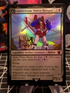 FOIL Starscream, Power Hungry Universes Beyond: Transformers NM - Picture 1 of 2