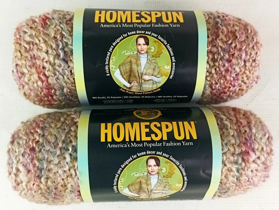 Lion BRAND Homespun 6oz #5 Bulky Yarn 362 Quartz