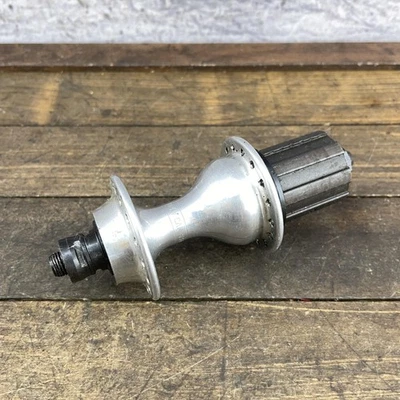 老式 Campagnolo EXA 后轮毂 Freehub 8s 8 SPeed 32h 32 孔公路自行车合金 — 第 1/4 张图片