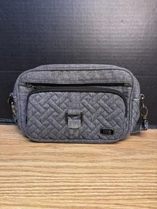 Lug Carousel Crossbody Travel Belt Bag Gray RFID #4723 - Picture 1 of 12